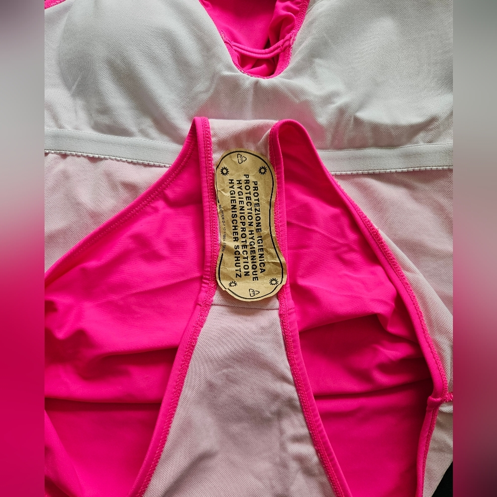 Pink Ruffled Halter Swimsuit - Picture 5 of 6